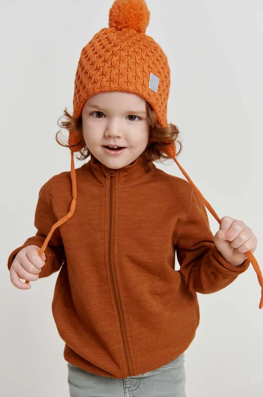 rjava Otroški funkcionalni pulover Reima Mahin Otroški