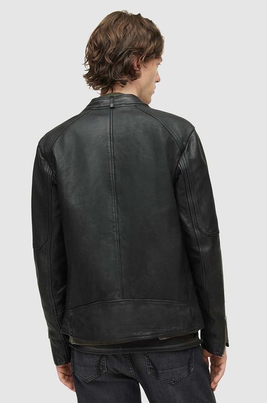 černá AllSaints - Kožená bunda Cora Jacket