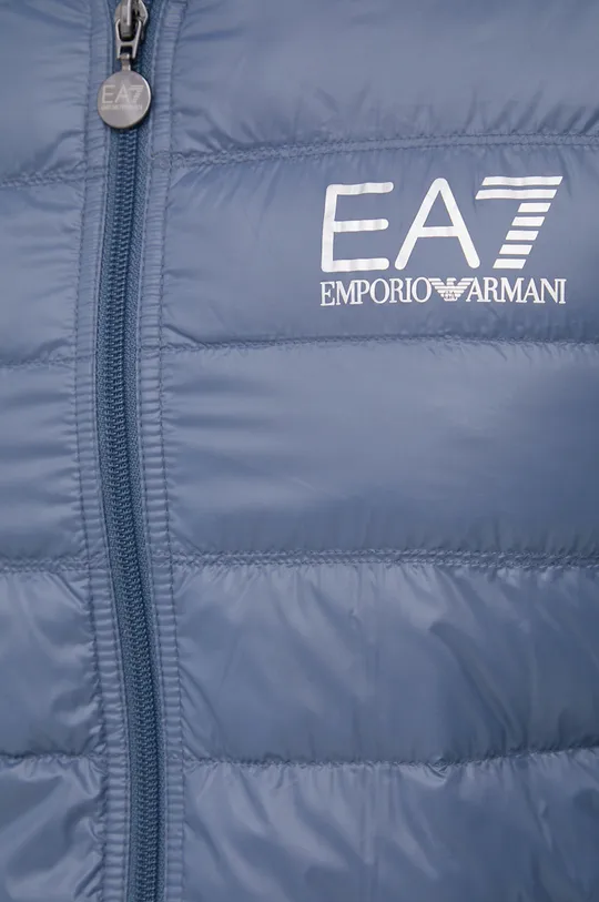 modrá Páperová bunda EA7 Emporio Armani