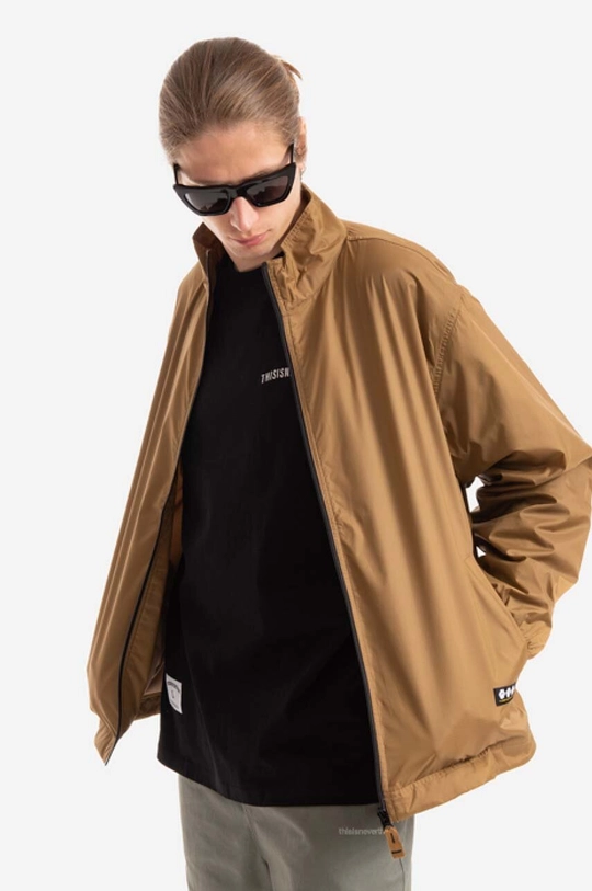 beige thisisneverthat jacket Nylon Crew Men’s