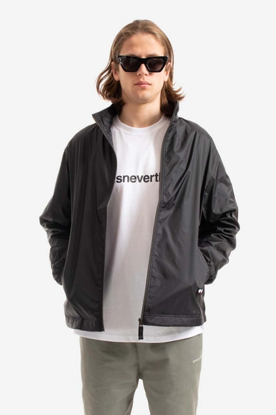 black thisisneverthat jacket Nylon Crew Men’s