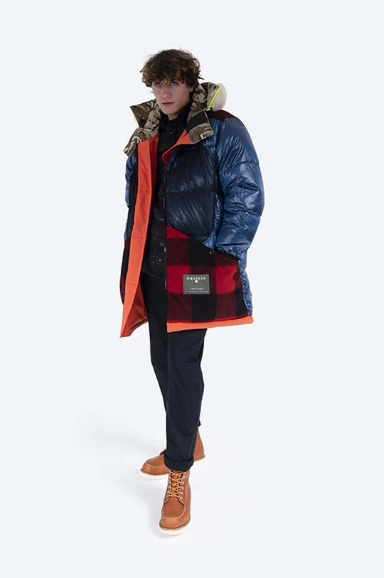 orange Griffin reversible down jacket