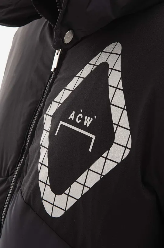 μαύρο Μπουφάν με επένδυση από πούπουλα A-COLD-WALL* Panelled Down Jacket
