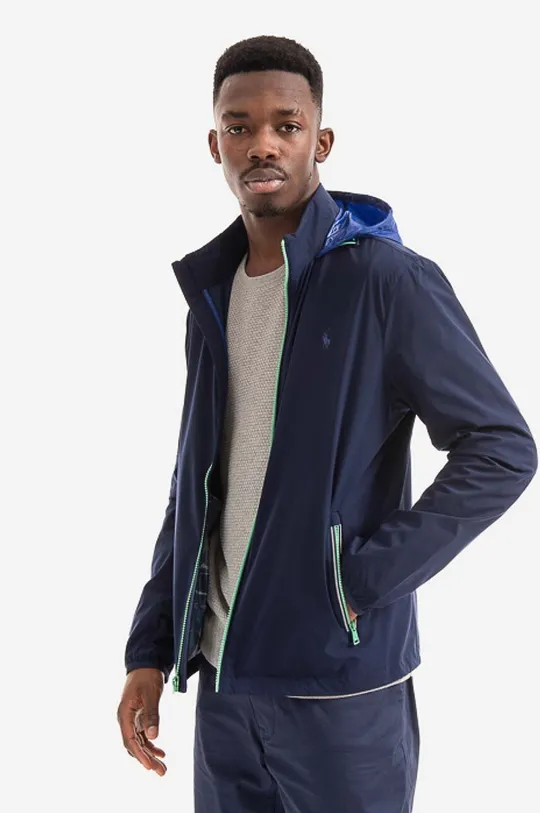navy Polo Ralph Lauren jacket 2 Layer Poly-Hood Packable Men’s