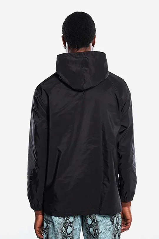 Kišna jakna PLEASURES Keys Coaches Jacket crna