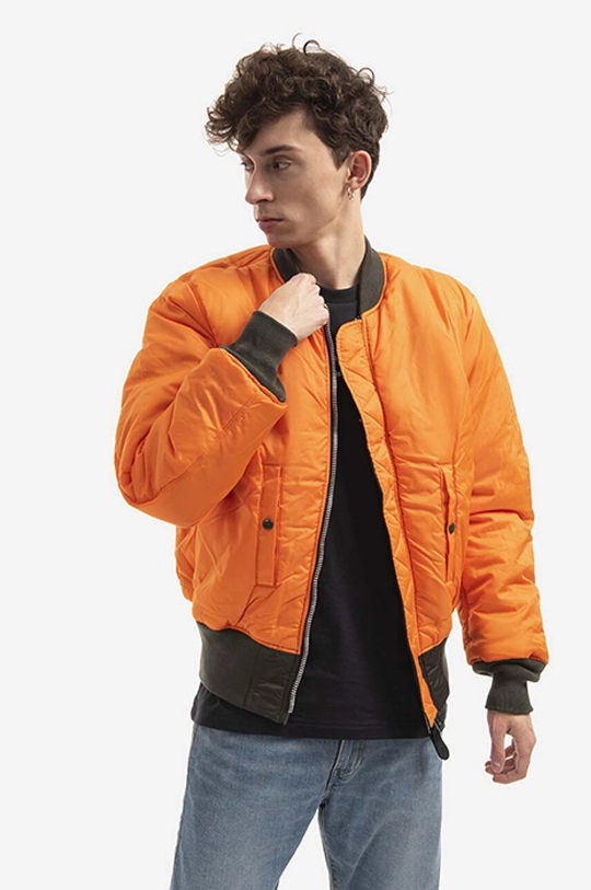 Alpha Industries geacă bomber cu două fețe Ma-1 Reversible verde