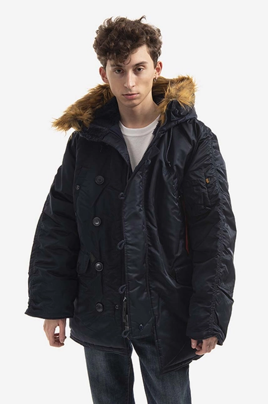 granatowy Alpha Industries kurtka N3B Męski