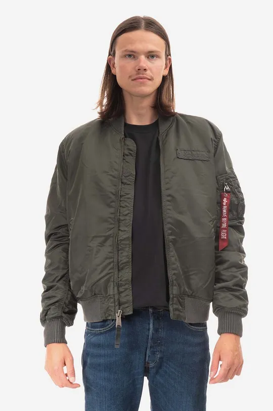verde Alpha Industries giacca bomber MA-1 VF Authentic Overdyed Uomo