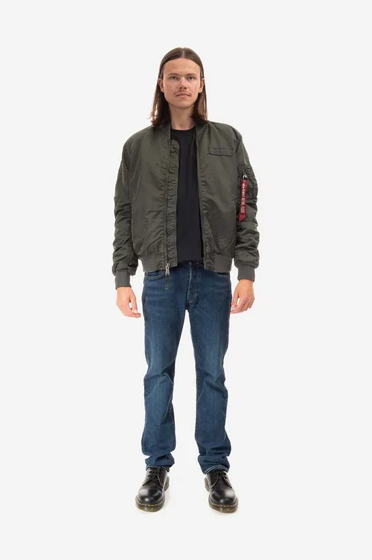 Alpha Industries giacca bomber MA-1 VF Authentic Overdyed verde