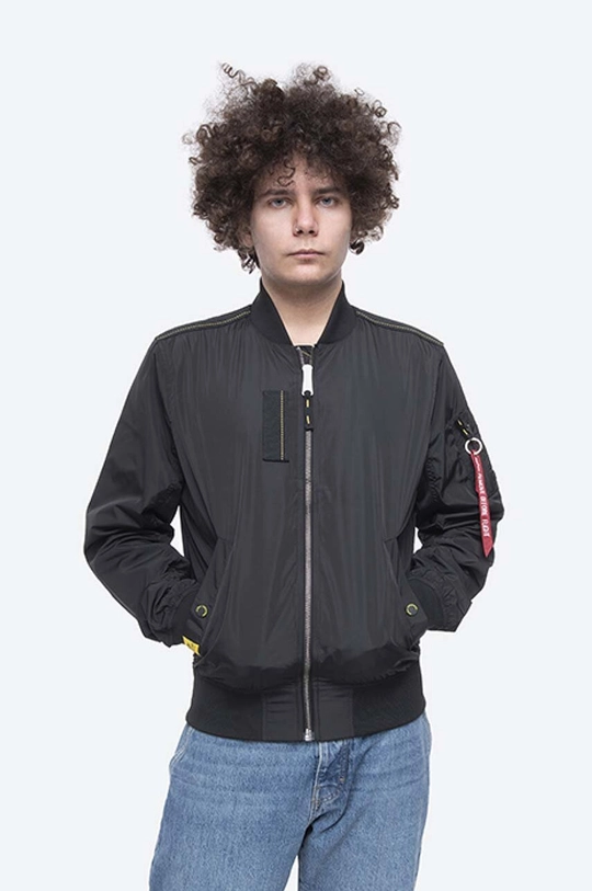 czarny Alpha Industries kurtka bomber MA-1 Parachute Męski