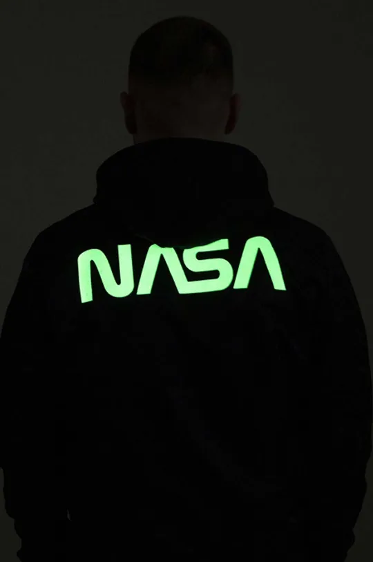 Двусторонняя куртка-бомбер Alpha Industries MA-1 LW HD NASA Glow Rev