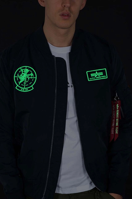 Alpha Industries geacă bomber MA-1 TT Glow In The Dark  100% Nailon