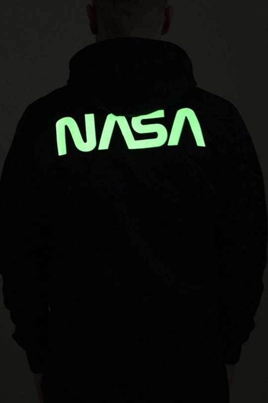 Двусторонняя куртка-бомбер Alpha Industries MA-1 LW HD NASA Glow Rev