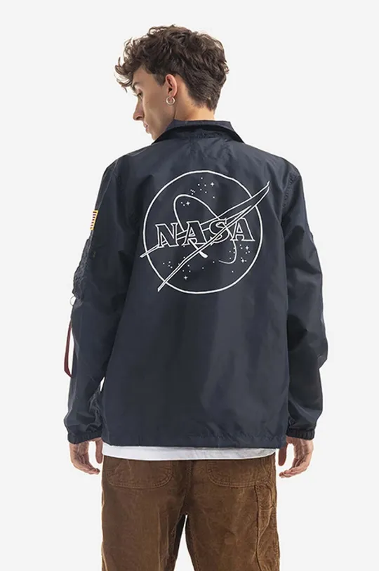 navy Alpha Industries jacket Nasa Coach Jacket