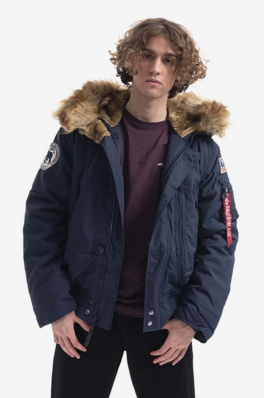 mornarsko plava Jakna Alpha Industries Polar Jacket SV Muški