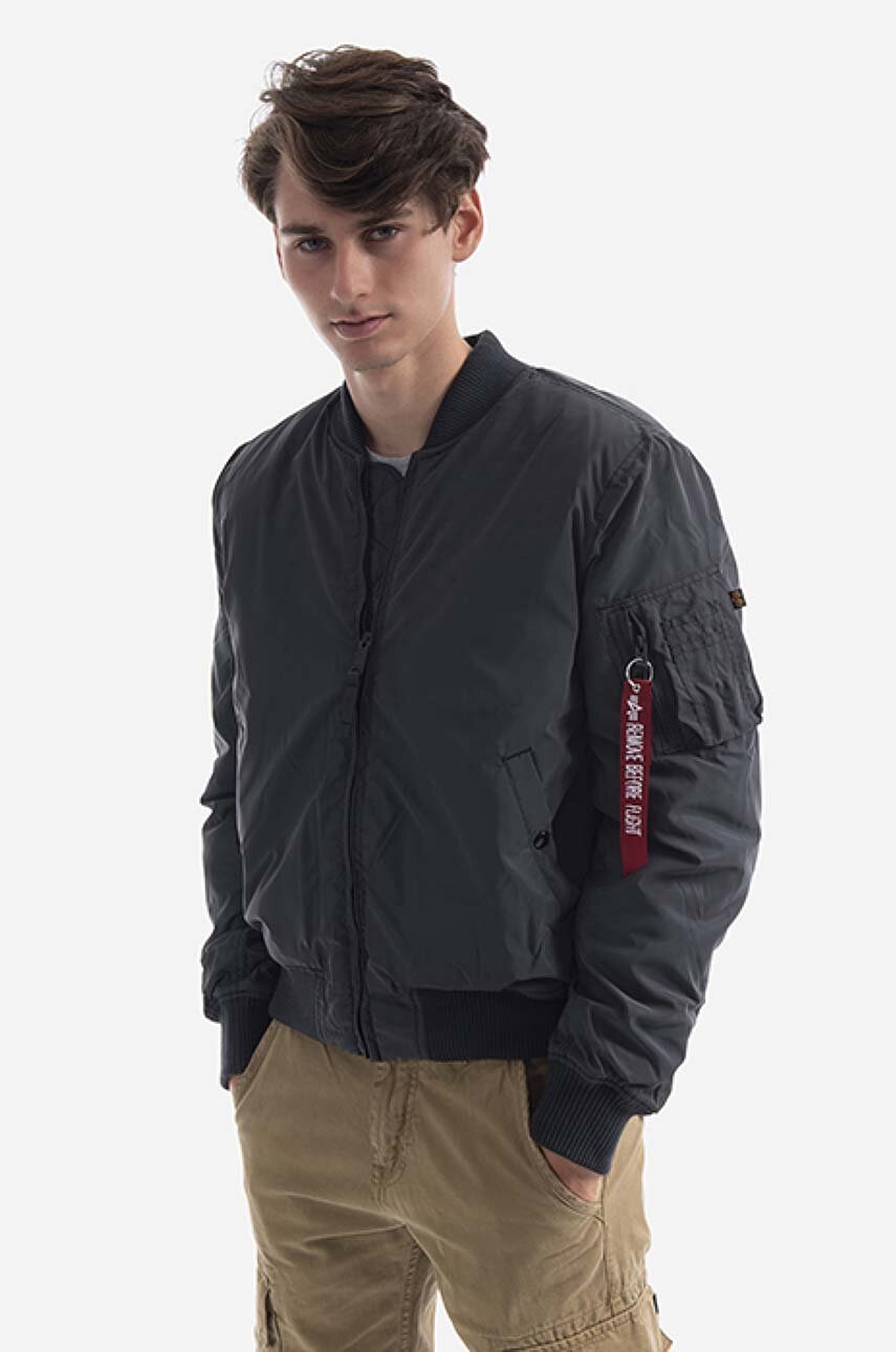 czarny Alpha Industries kurtka bomber MA-1 VF 59 Reflective Męski