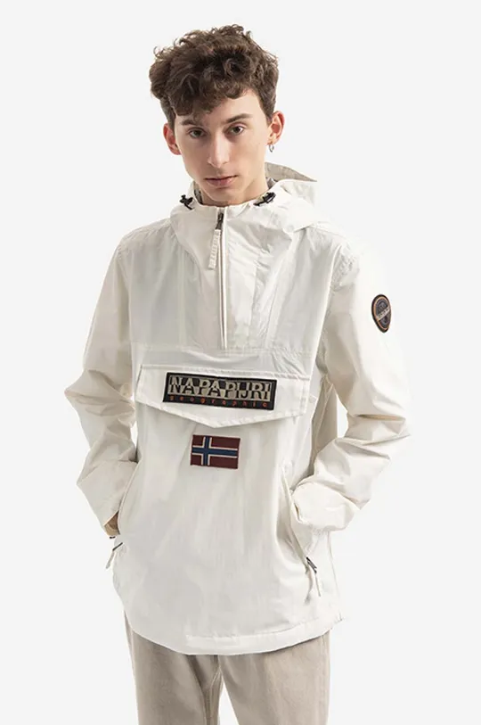 white Napapijri rain jacket Men’s