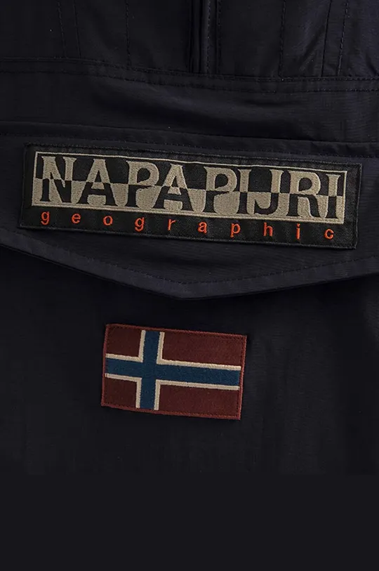 navy Napapijri rain jacket