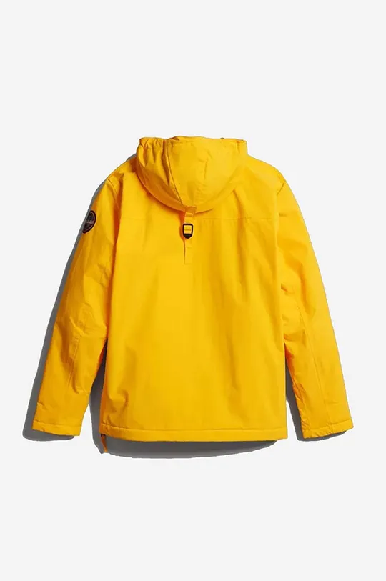 yellow Napapijri rain jacket