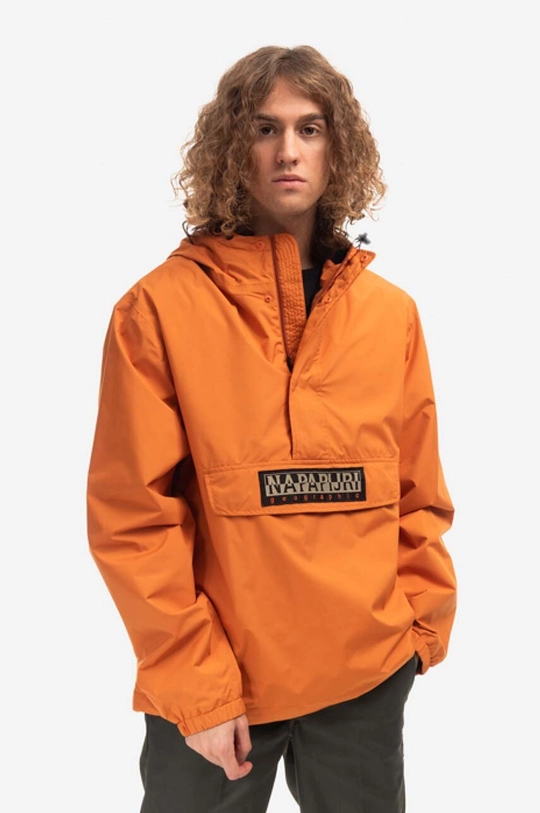 orange Napapijri rain jacket Men’s