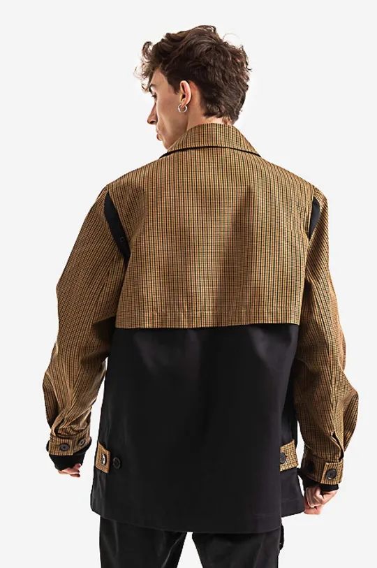 Bunda Wood Wood Reno Tech Twill Jacket 12215902-5124 KHAKI  65 % Polyester, 35 % Bavlna