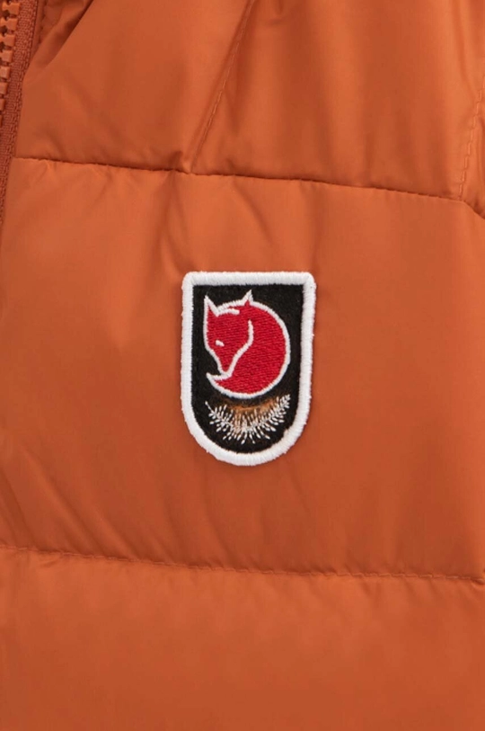 orange Fjallraven down jacket Expedition Pack Down