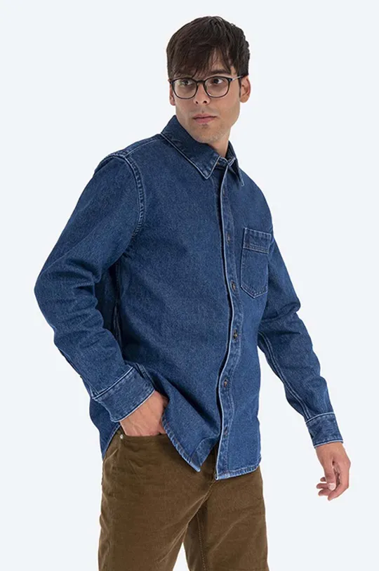 A.P.C. kurtka jeansowa bawełniana Surchemise