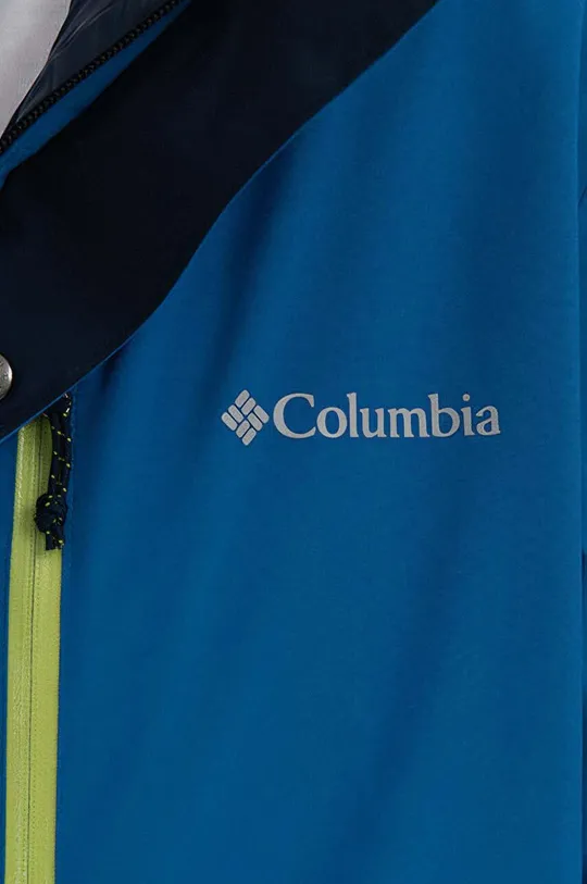 blue Columbia jacket Winter District