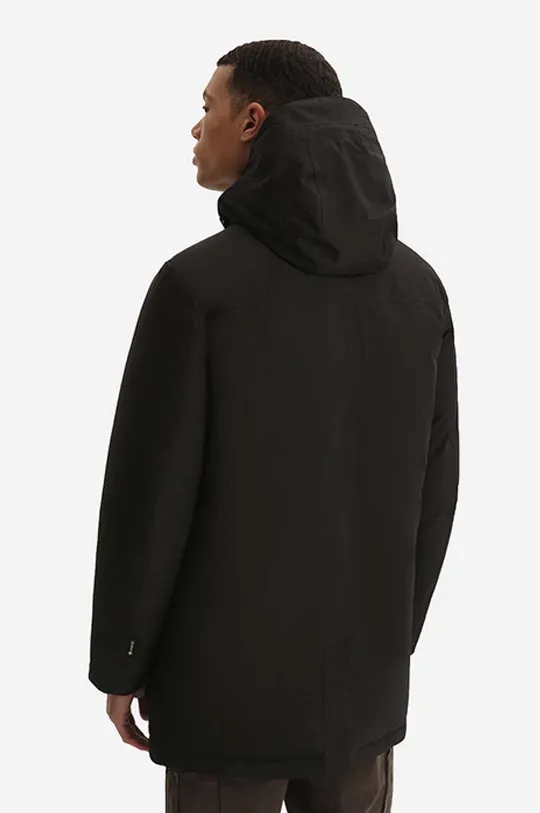 Péřová bunda Woolrich Urban Light Gtx černá