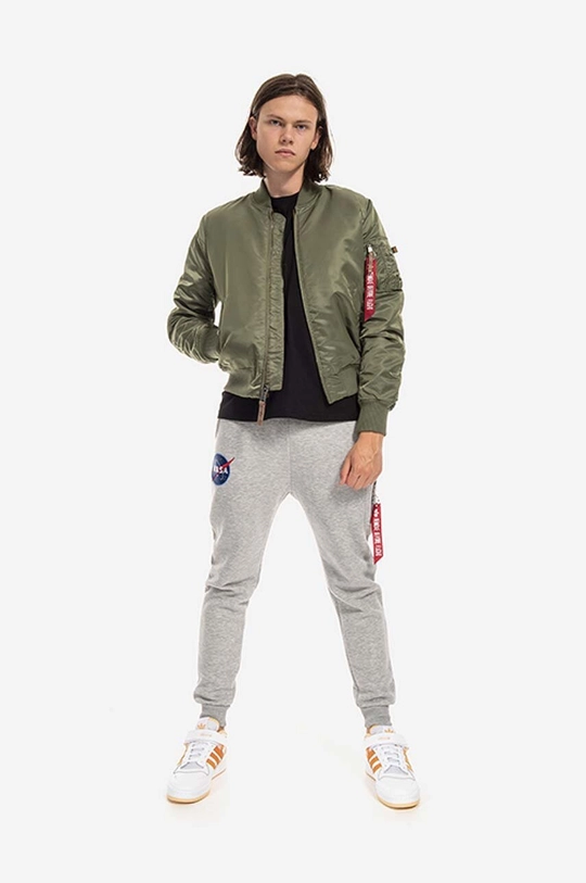 Bomber jakna Alpha Industries zelena