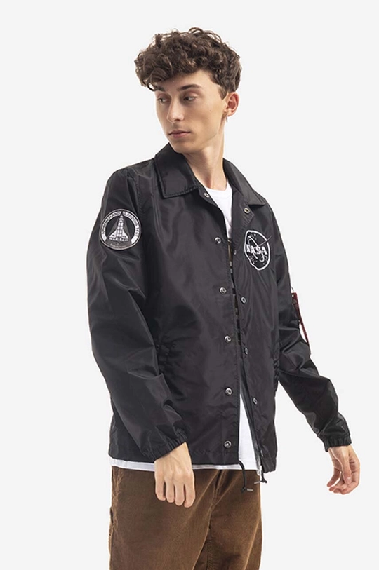 Μπουφάν Alpha Industries x Nasa μαύρο