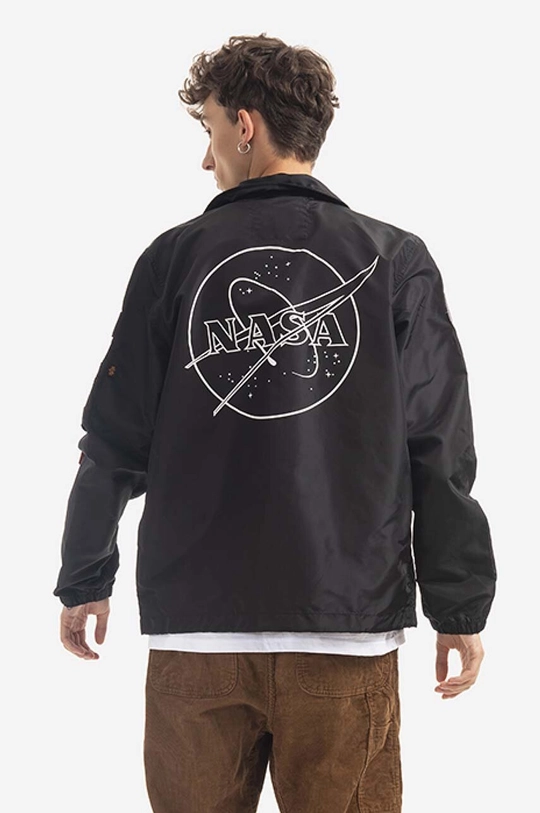 crna Jakna Alpha Industries x Nasa Coach Jacket