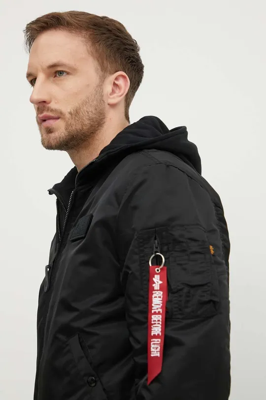 black Alpha Industries jacket MA-1 D-Tec SE