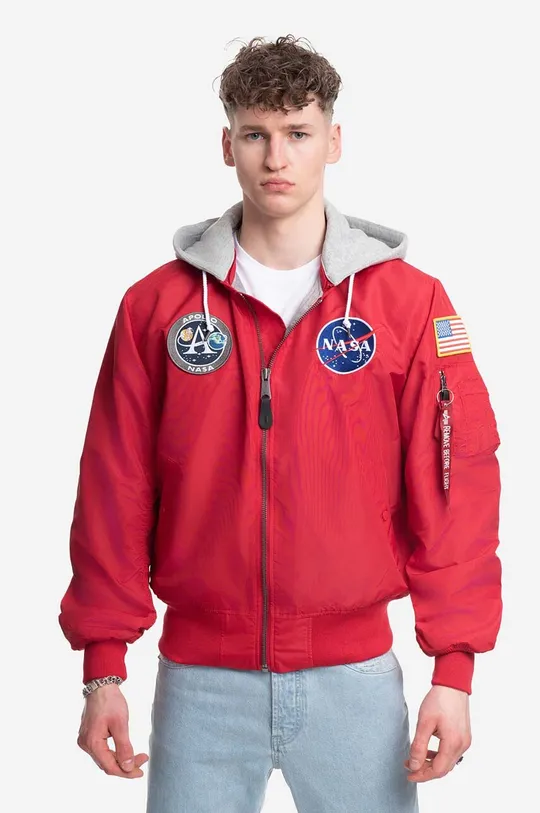 Яке бомбър Alpha Industries MA-1 Zip Hood Apollo 136106 665