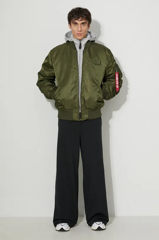 Alpha Industries giacca bomber MA-1 D-Tec verde