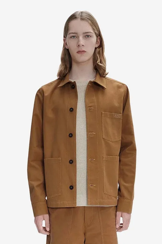 brown A.P.C. jacket