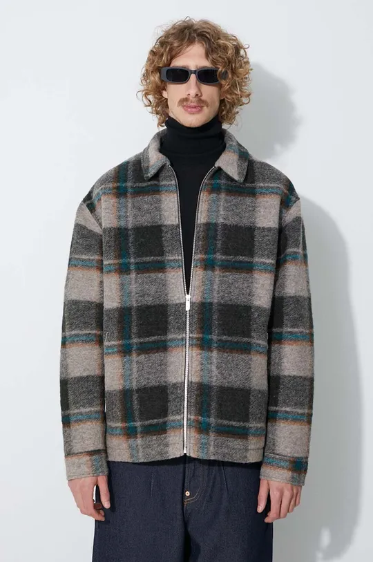 gray Filling Pieces wool blend jacket Flannel Men’s