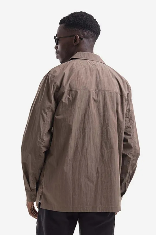 Rains rövid kabát Woven Shirt 1869 WOOD  65% pamut,  35% nejlon