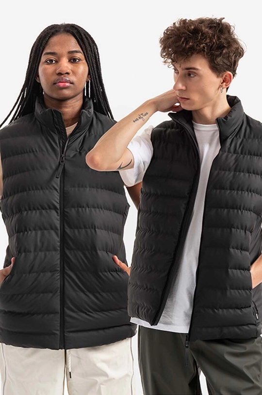 μαύρο Αμάνικο μπουφάν Rains Trekker Vest Unisex