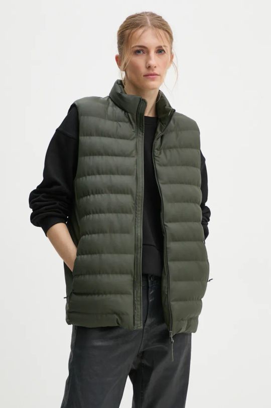 Rains vestă Trekker Vest 15200.GREEN verde AA00