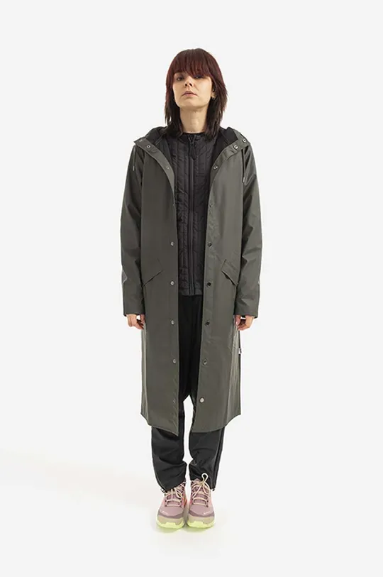 Rains rain jacket Longer Jacket  Basic material: 100% Polyester Coverage: 100% Polyurethane