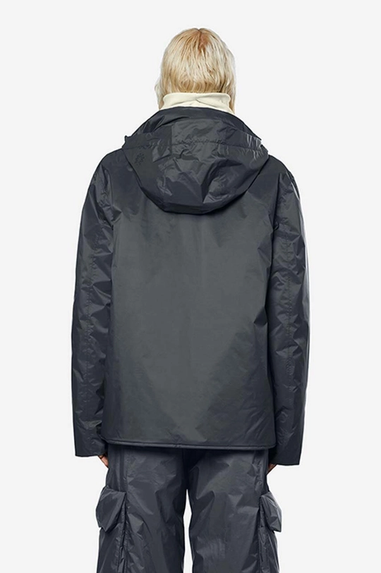 szürke Rains rövid kabát Padded Nylon Jacket 1547 SLATE