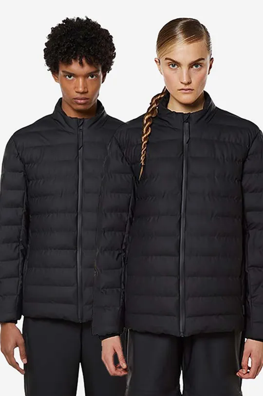 čierna Bunda Rains Trekker Jacket Rains 1543 BLACK Unisex