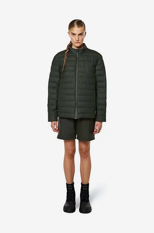 Rains jacket Trekker Jacket  Insole: 100% Nylon Filling: 100% Polyester Basic material: 100% Polyester Coverage: 100% Polyurethane