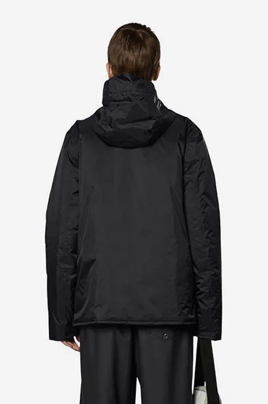 čierna Bunda Rains Padded Nylon Jacket 15470 BLACK