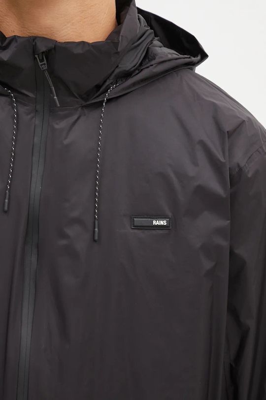 Rains giacca Padded Nylon Jacket nero 15470.BLACK