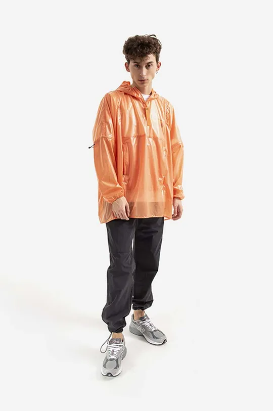 Nepromokavá bunda Rains Ultralight Anorak oranžová