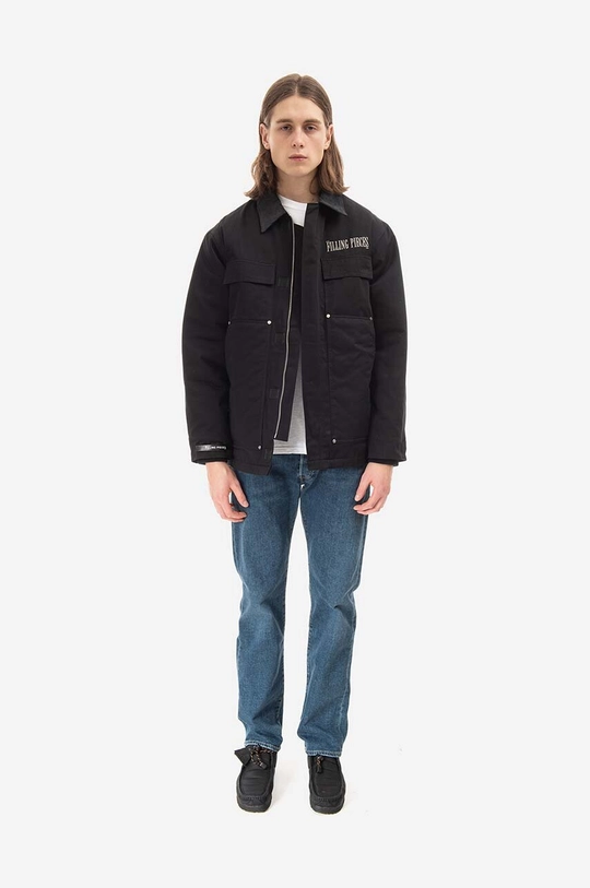 Filling Pieces jacket Corduroy black