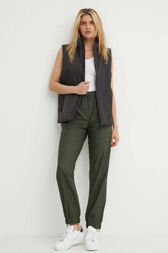 Prsluk Rains Oadded Nylon Vest crna