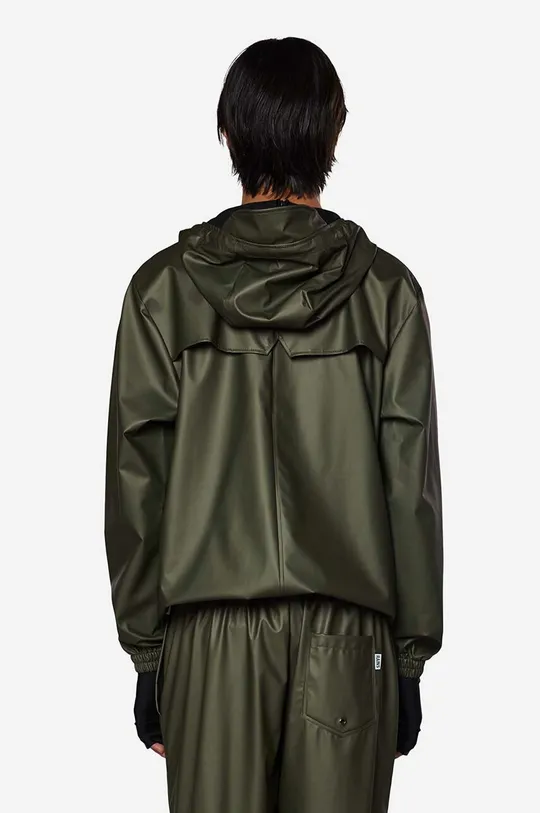 green Rains jacket Storm Breaker